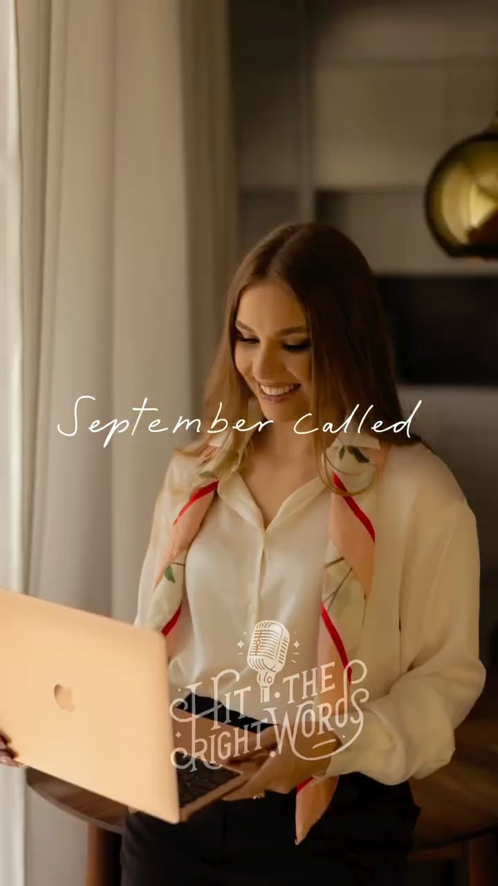 September called. Have you booked your English lesson yet? I work on how English sounds…